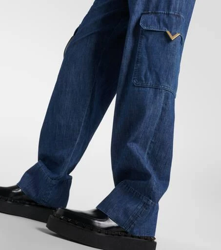 Valentino VGold wide-leg cargo jeans 5