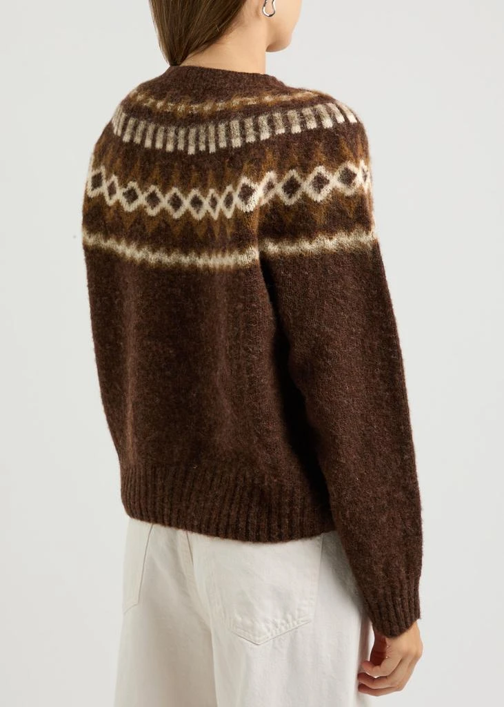 YMC YOU MUST CREATE Jets Fair Isle wool jumper 3