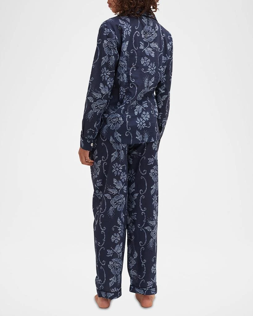 Desmond & Dempsey Floral-Print Organic Cotton Pajama Set 3