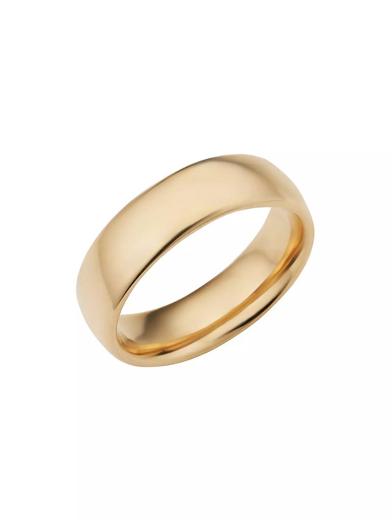 Oradina 14K Yellow Gold Forever Band Statement Ring