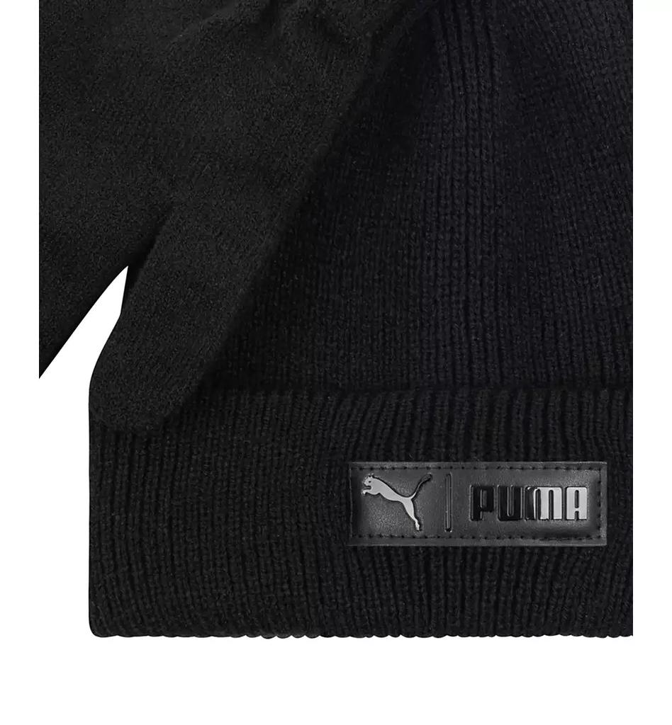 Puma Men's 2-Piece Cuff Beanie and Gloves Set