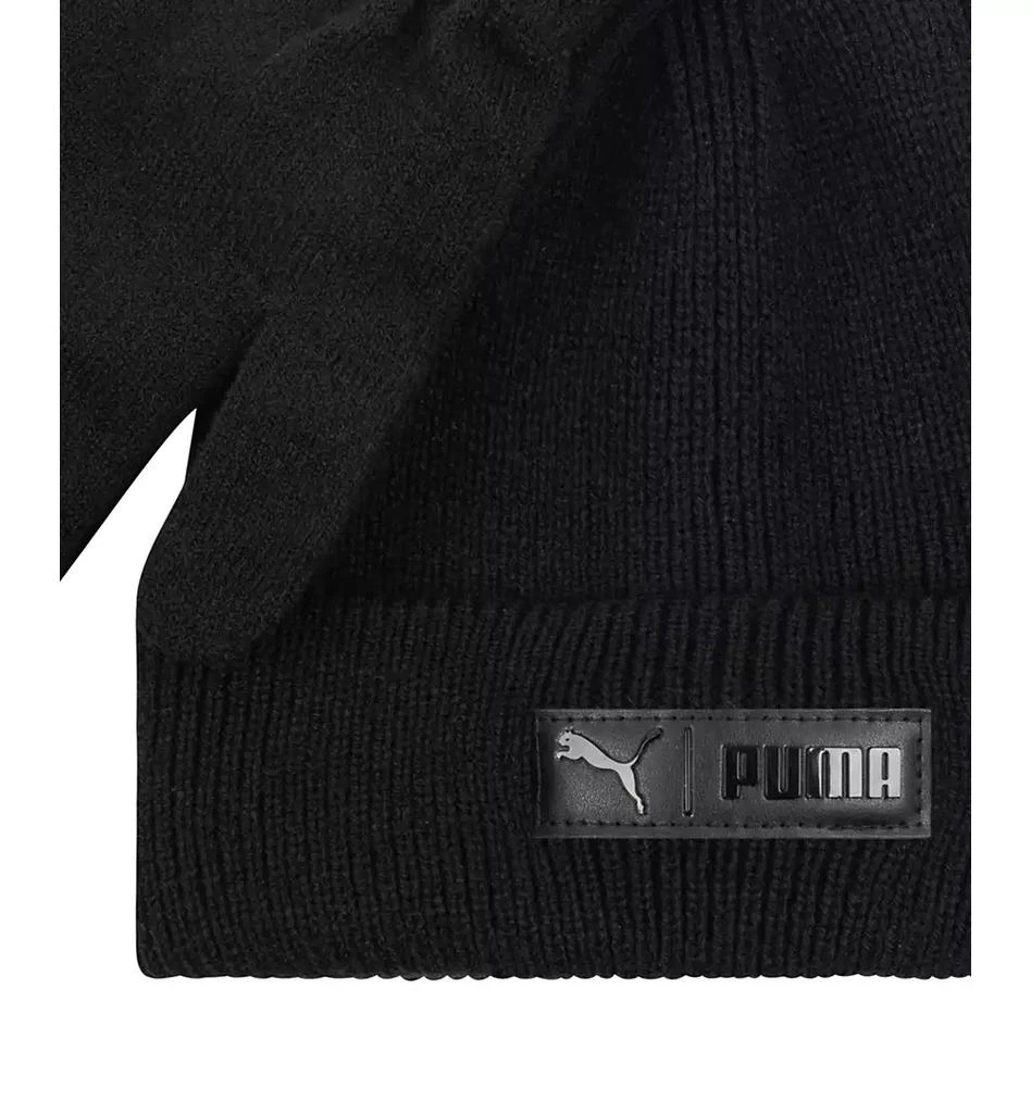 Puma Men's 2-Piece Cuff Beanie and Gloves Set 2