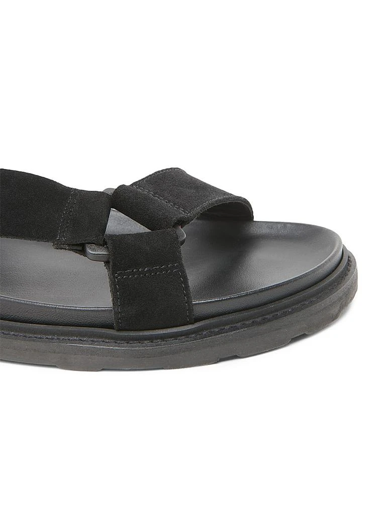 Moschino Logo Sporty Leather Sandals 5