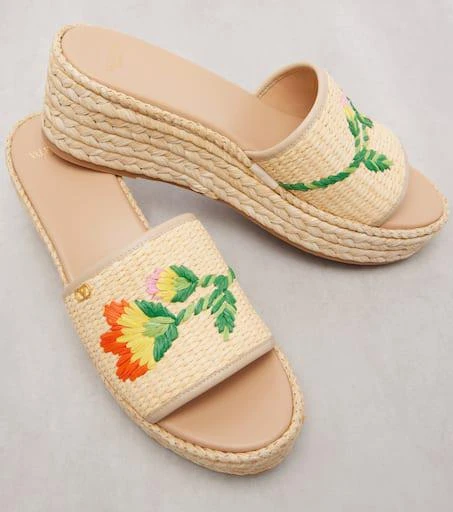 Valentino Bribri 65 raffia espadrille wedges 5