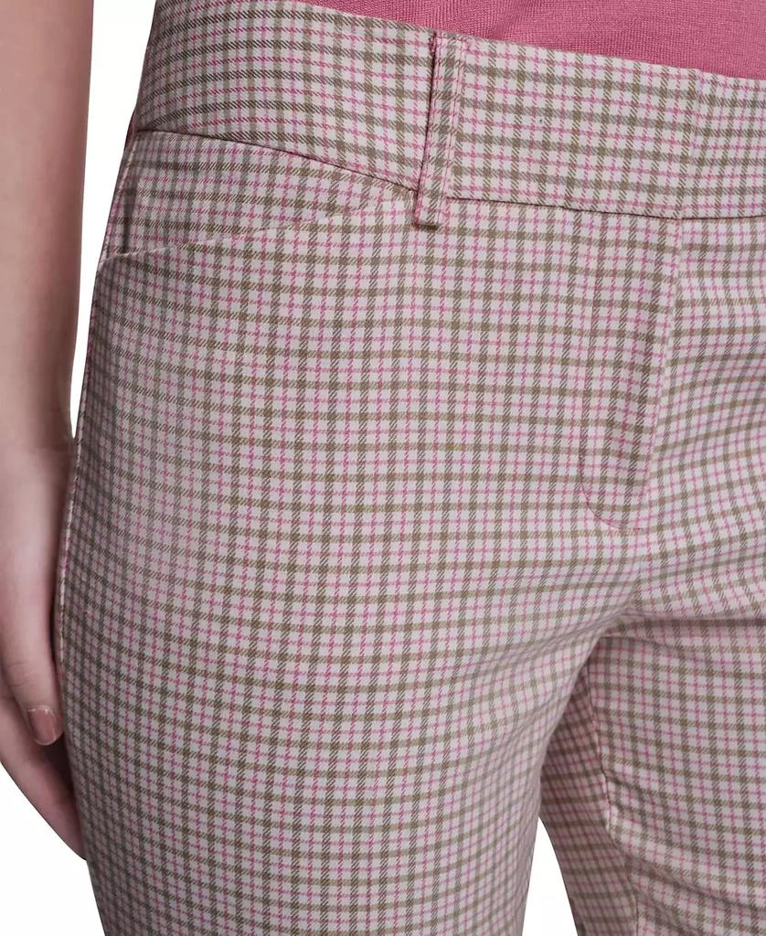 Tommy Hilfiger Women
s Slim Fit Plaid Pants 4