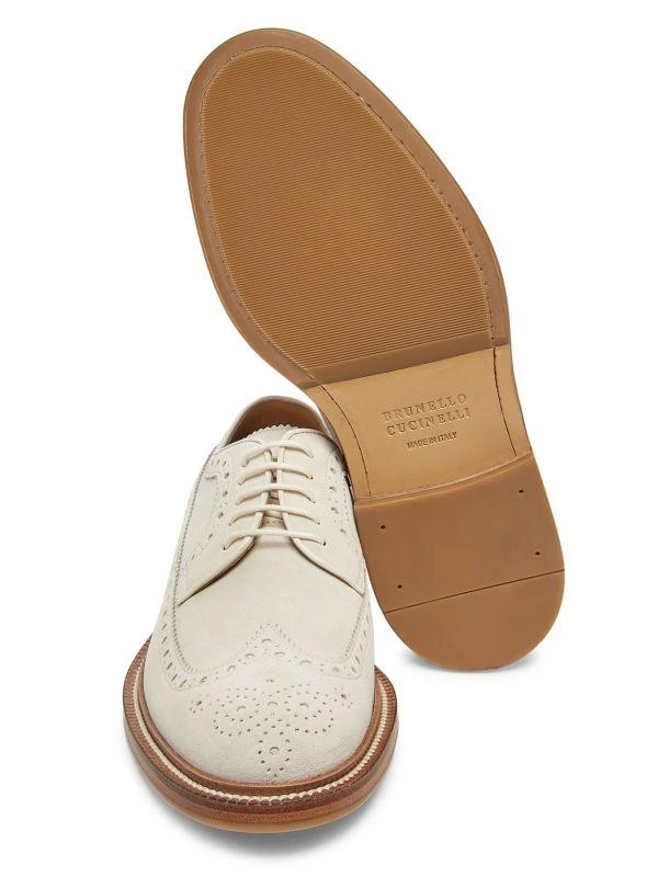 Brunello Cucinelli Suede Brogue Shoes 4