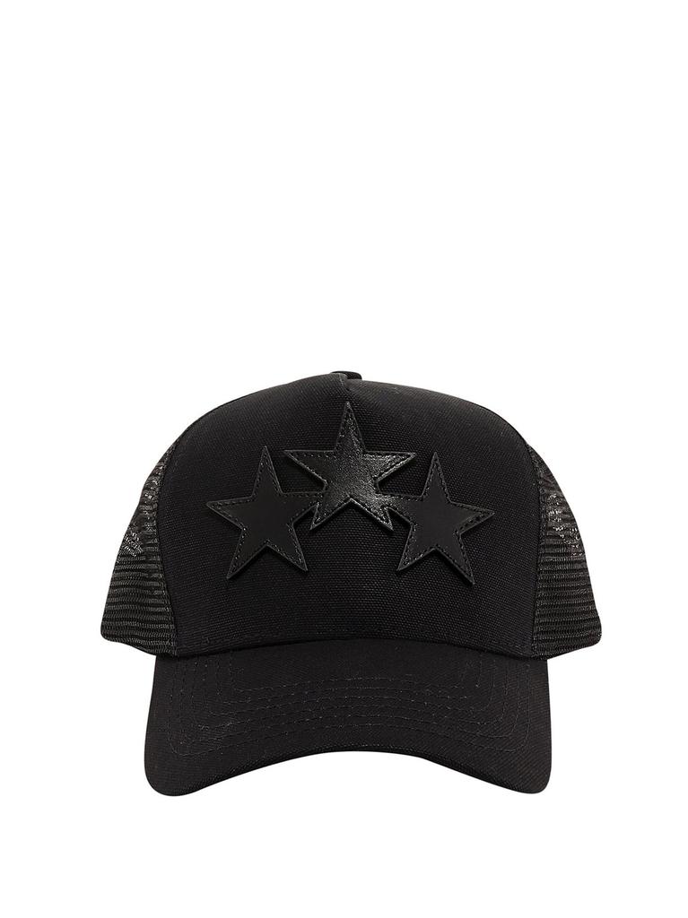 帽子 AMIRI 24SS star patch CAP AMIRI star-patch Mesh Cap | Black | FARFETCH AZ