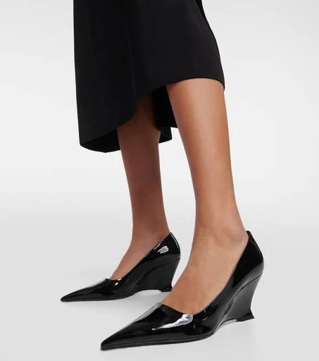 Salvatore Ferragamo Patent leather wedges 4