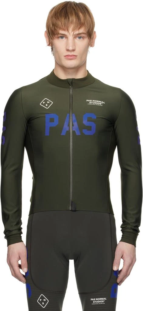Pas Normal Studios Khaki 
PAS
 Mechanism Thermal Long Sleeve Cycling Top 1