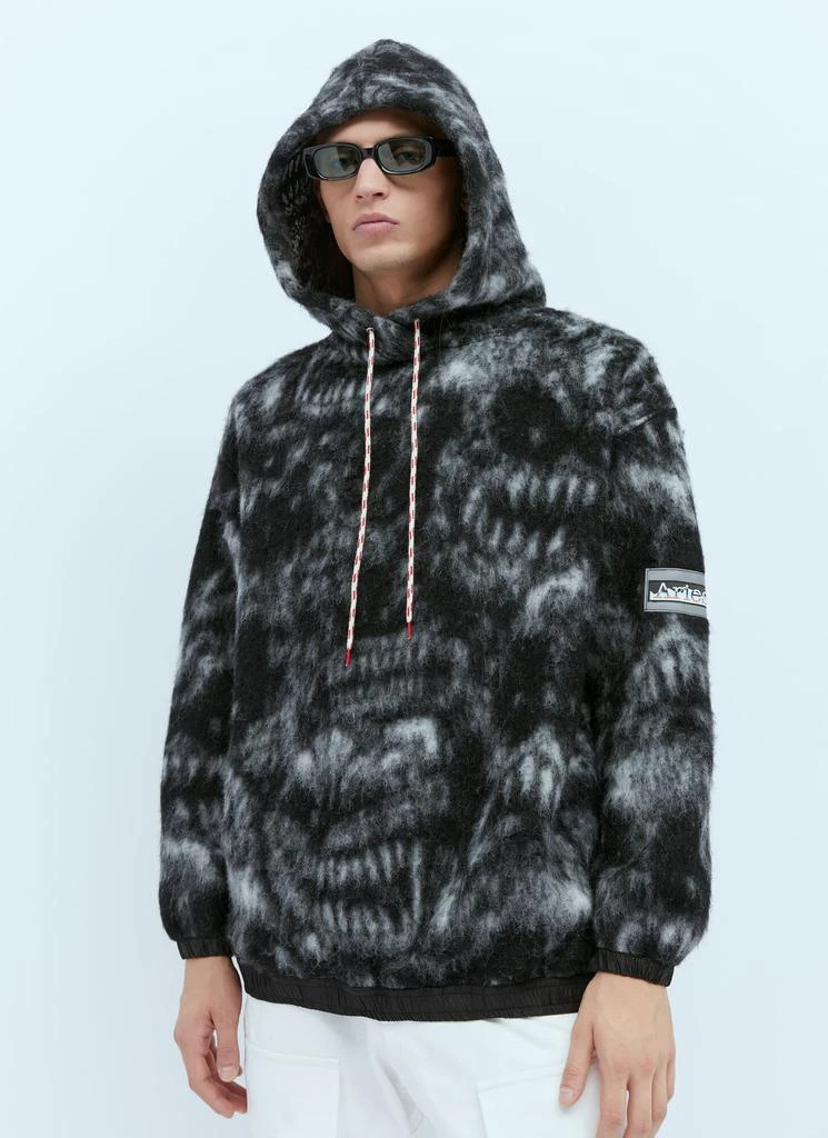 Aries onster Fleece Hooded Sweatshirt 1