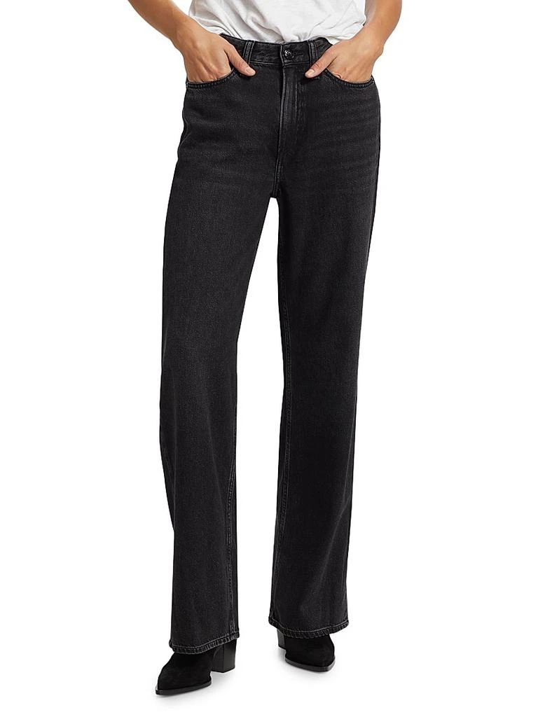 Rag & Bone Logan Mid-Rise Wide-Leg Jeans 3