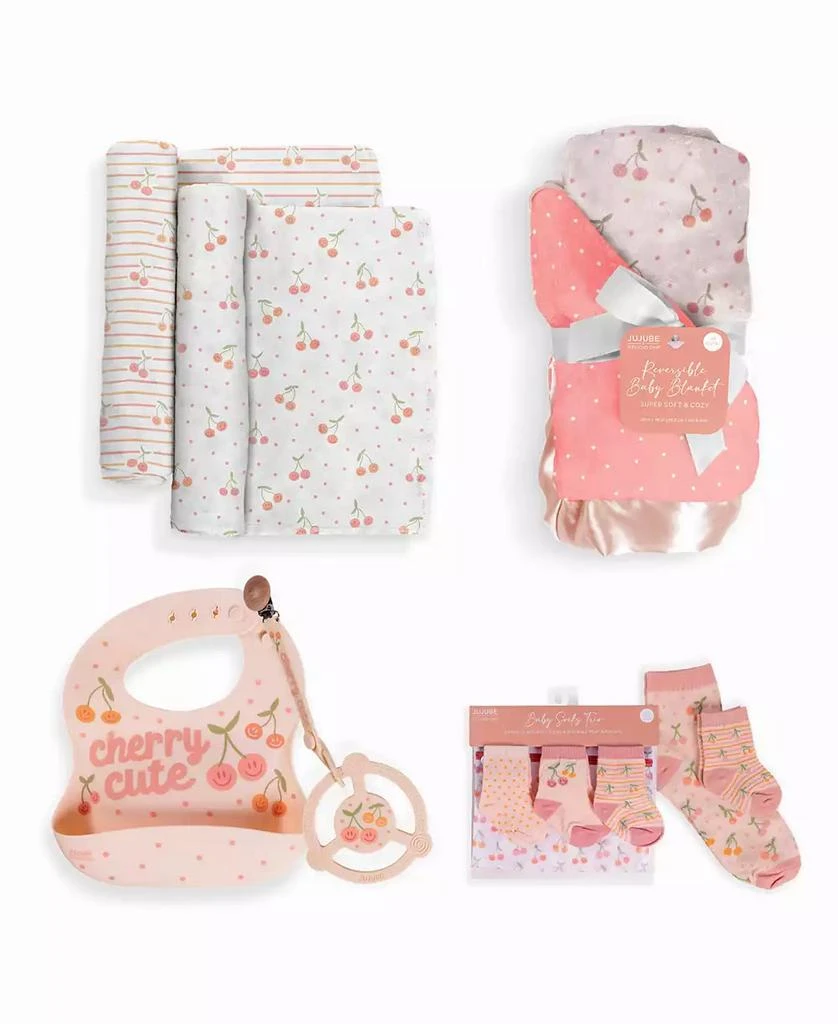 JuJuBe Everyday Essentials Baby Bundle Cherry Cute 1