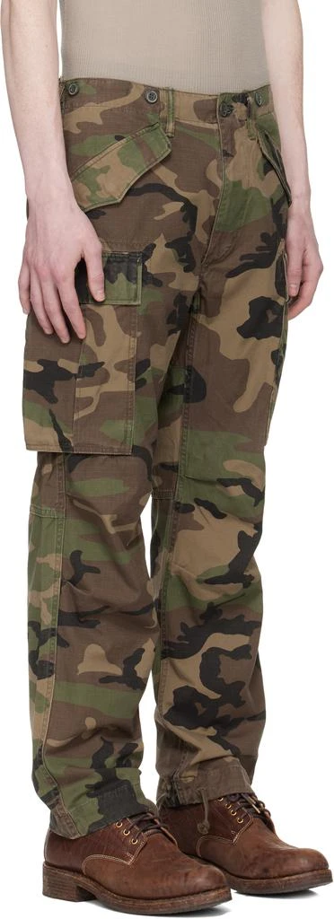 RRL Khaki Regiment Camo Ripstop Cargo Pants 2