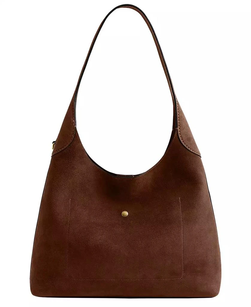 Coach Brooklyn Large Suede Shoulder Bag 34 3