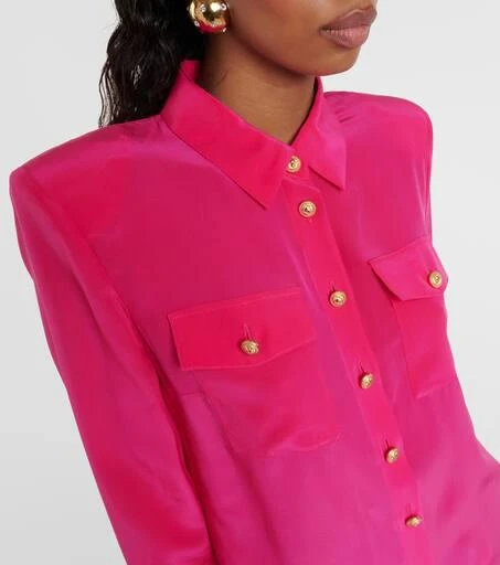 Balmain Silk crêpe de chine shirt 5