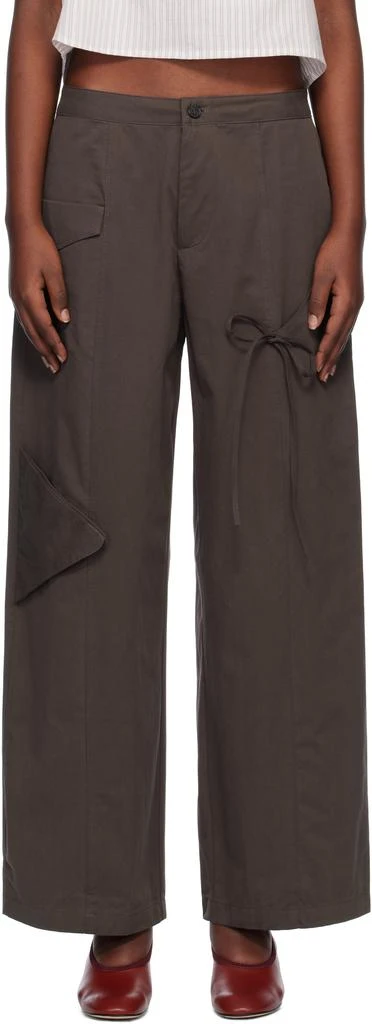 Deiji Studios Brown Pocket Trousers 1