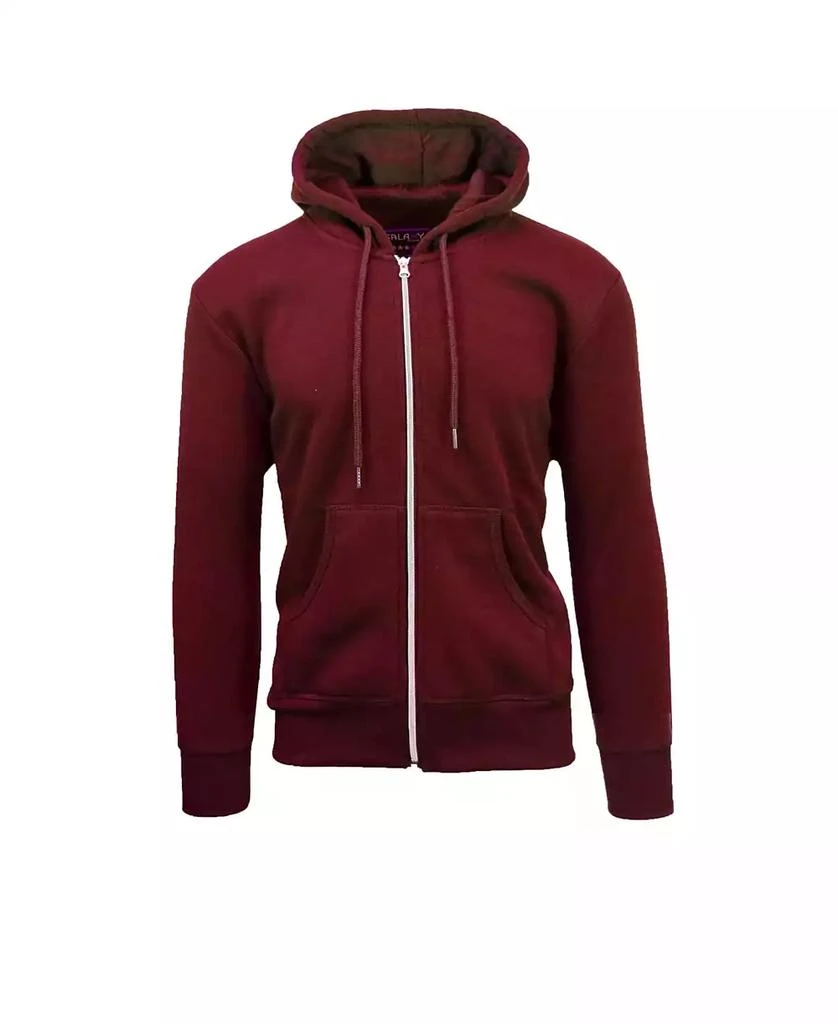 Galaxy By Harvic Men's Full Zip Fleece Hooded Sweatshirt 7