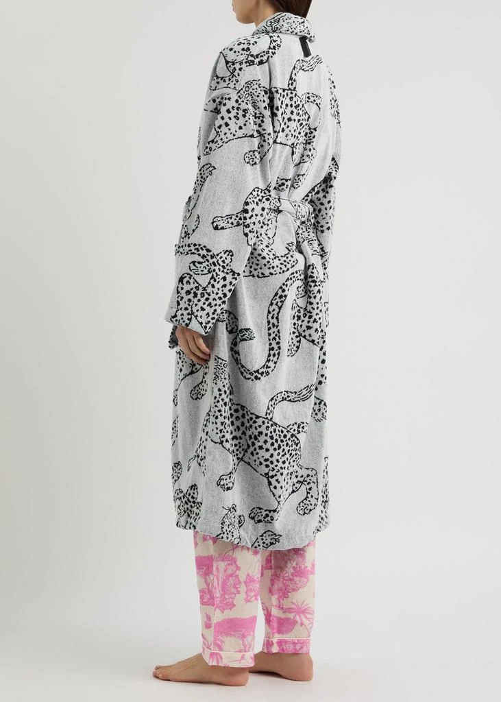 Desmond & Dempsey Jag printed terry-cotton robe 3