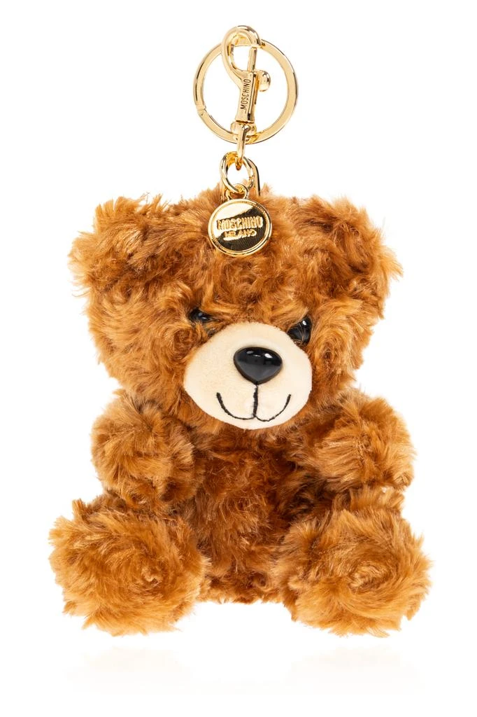 Moschino Keychain with a bear-themed pendant