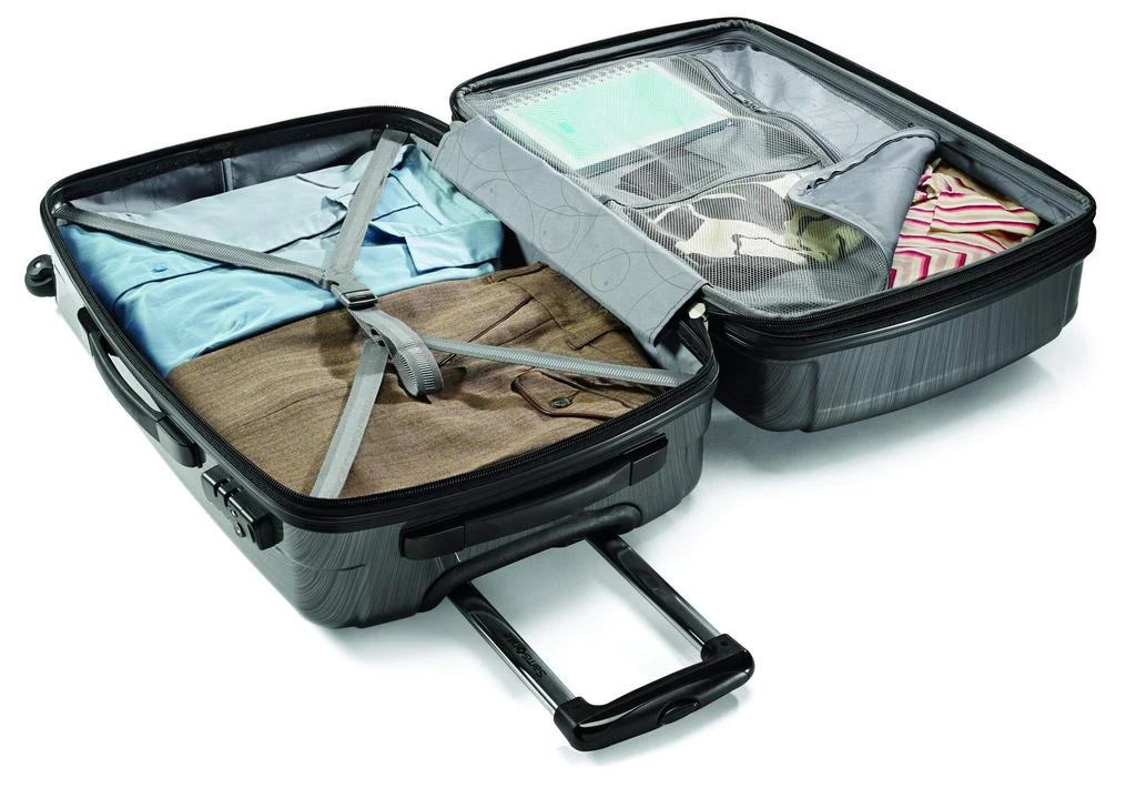 Samsonite Samsonite Winfield 2 Hardside Expandable Luggage with Spinner Wheels, Charcoal, Checked-Medium 24-Inch 6