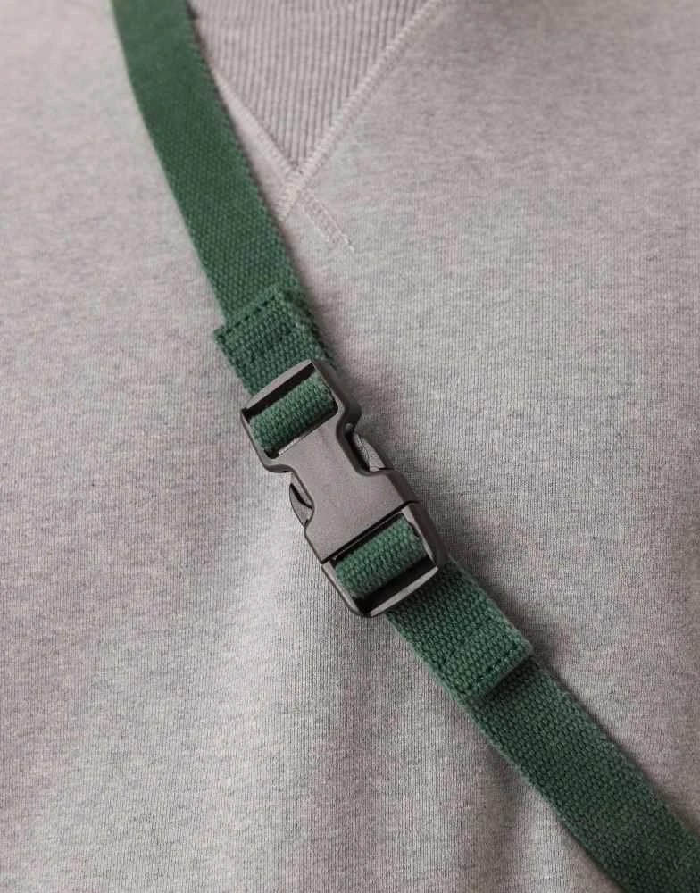 Ralph Lauren Polo Ralph Lauren icon logo canvas bum bag in dark green 3