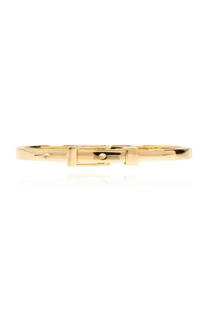 Yves Saint Laurent Saint Laurent Logo Engraved Buckle Bracelet 1