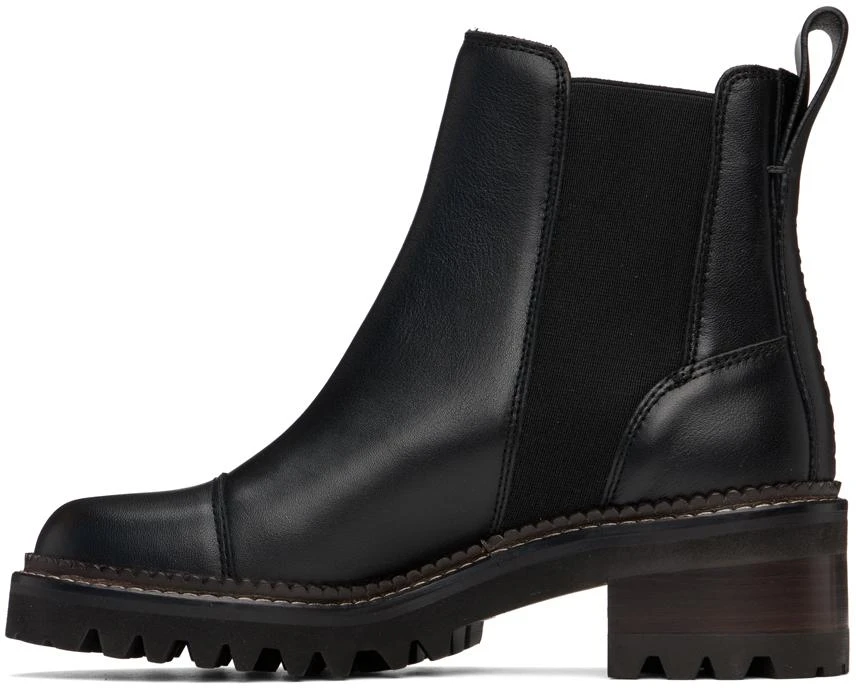 See by Chloé Black Mallory Chelsea Boots 3