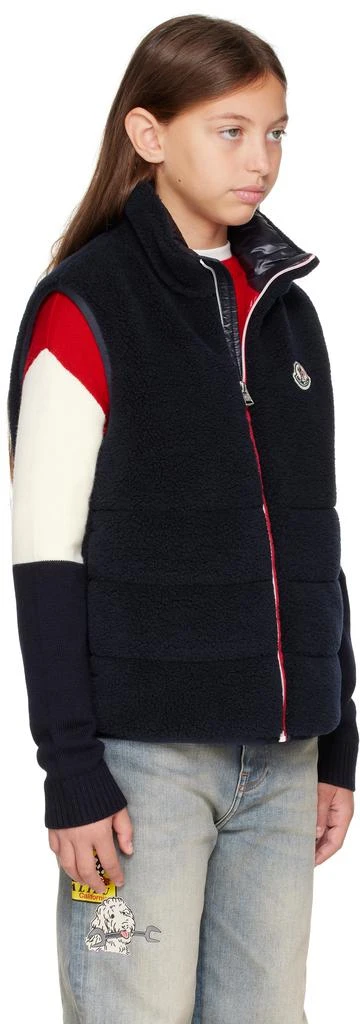 Moncler Big Kids Navy Orin Teddy Padded Vest 2