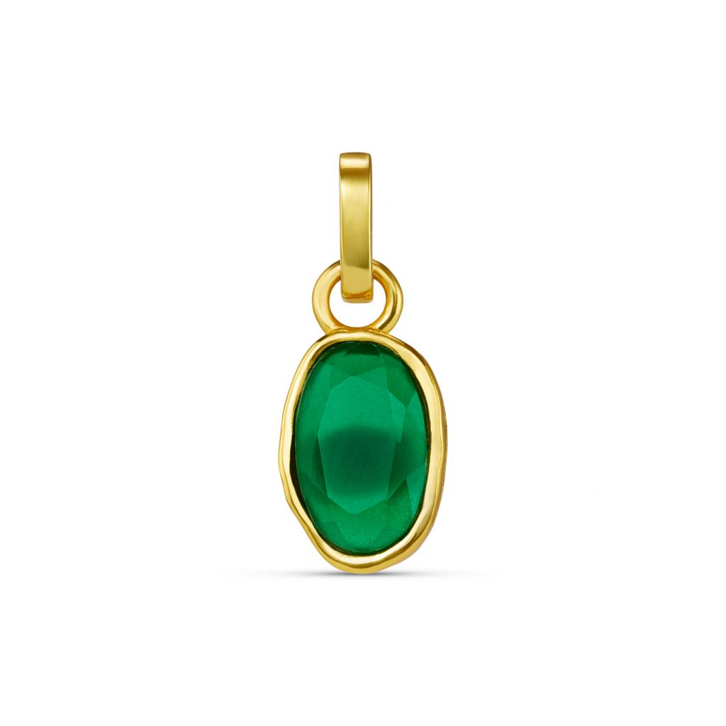 Orelia LUXE LUXE Green Agate Charm