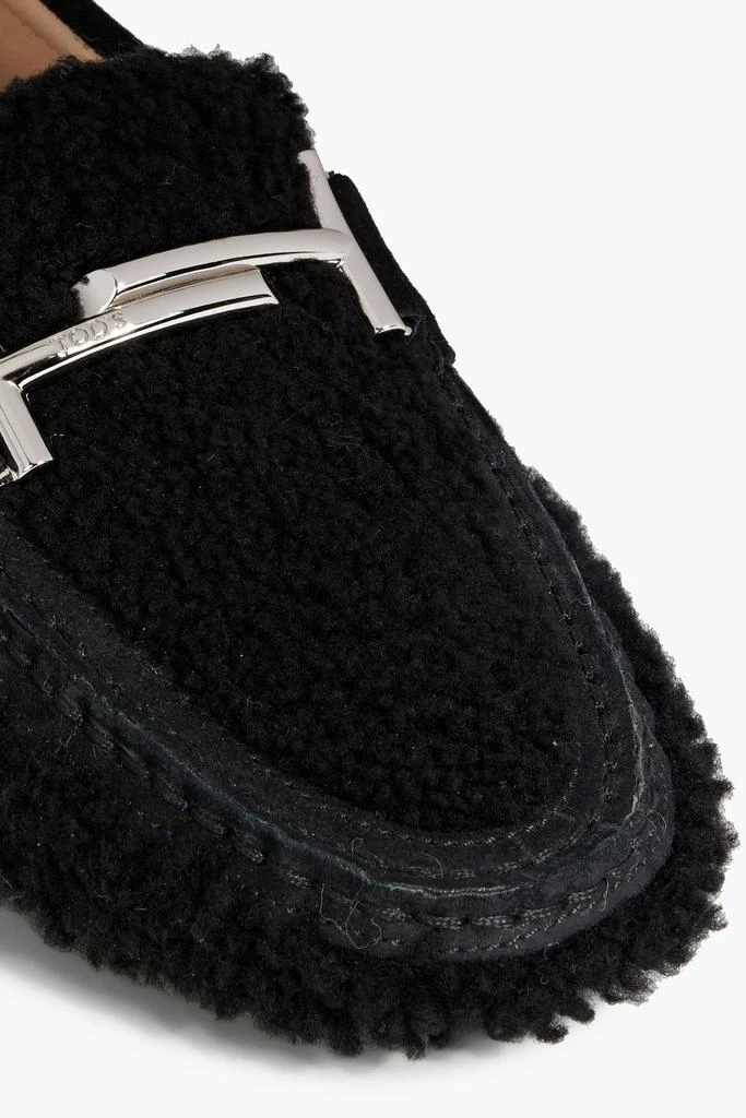 Tod's Double T shearling loafers 4