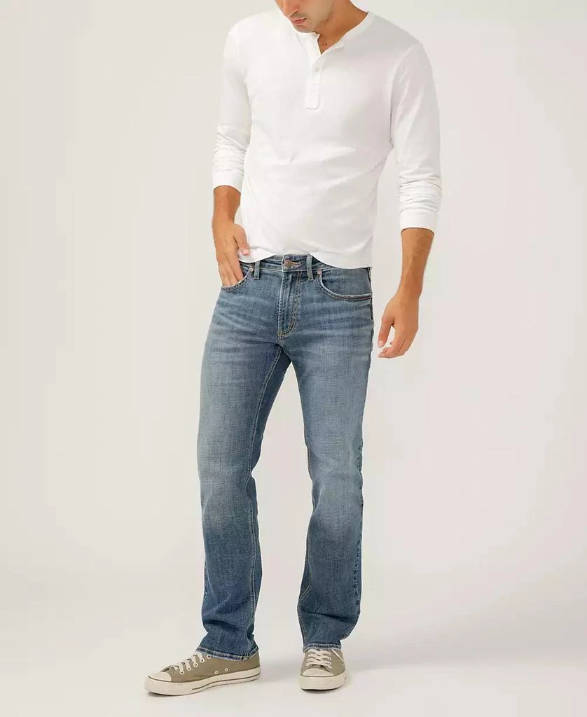 Silver Jeans Co. Men's Allan Slim Fit Straight Leg Jeans 6