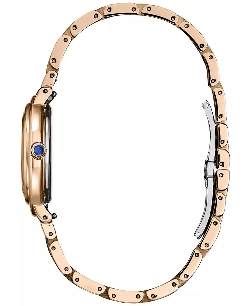 Citizen Eco-Drive Women
s L Arcly Diamond Accent Rose Gold-Tone Stainless Steel Bracelet Watch 31mm 2