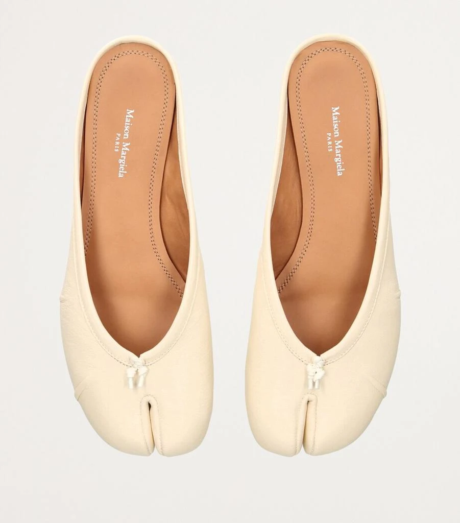 MAISON MARGIELA Leather Tabi Ballerina Mules 4