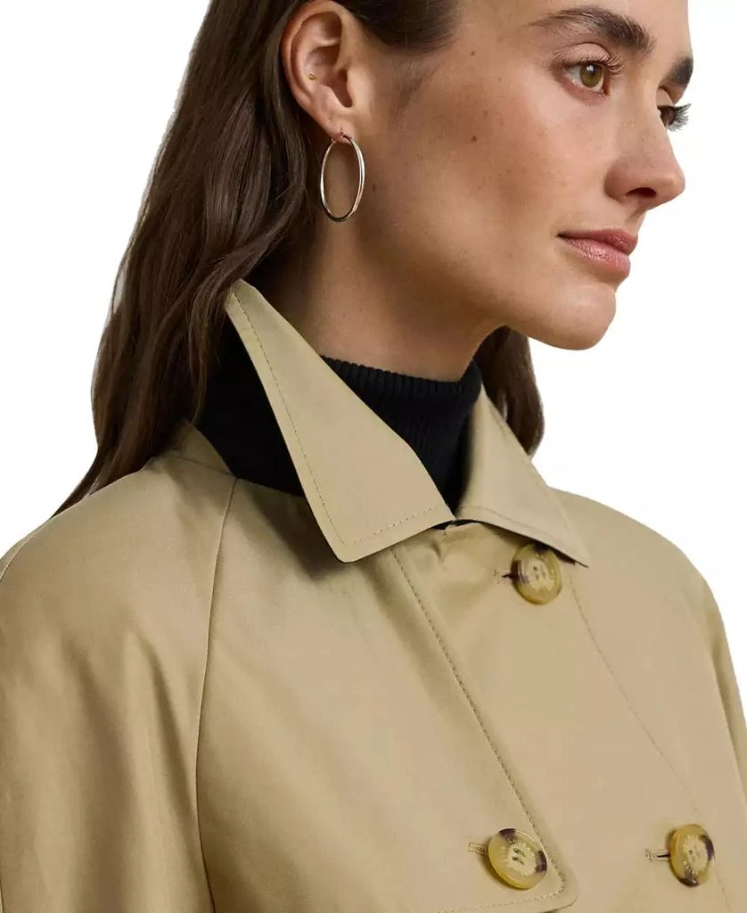 Ralph Lauren Women's Short Double-Breasted Trench Coat 4