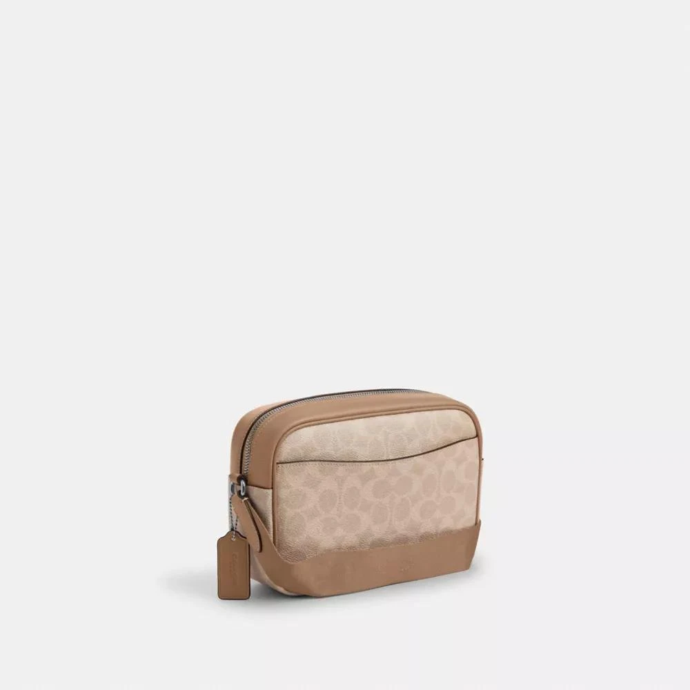 Coach Jamie Camera Bag In Signature Canvas With Stripe 4