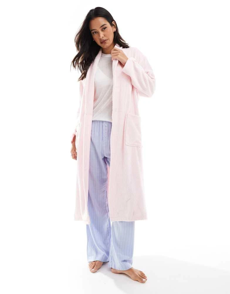 Cotton:On Cotton:On Luxe terry robe in pink 1