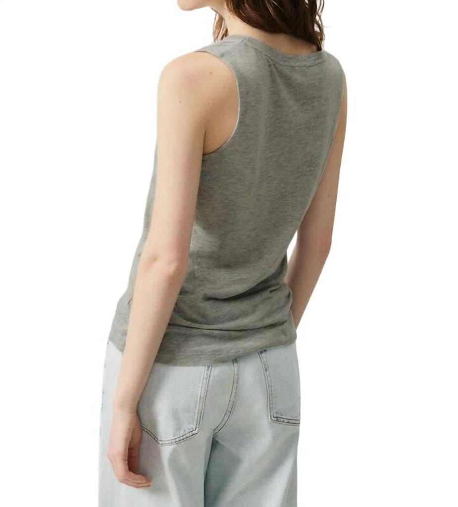 American Vintage Jacksonville Tank Top In Heather Grey