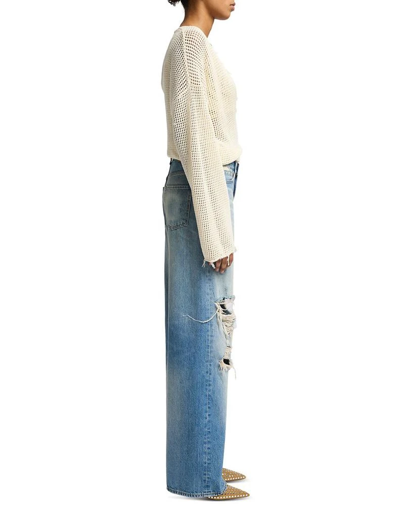 7 For All Mankind Scout Low Slung Wide Leg Jeans in Copper 3