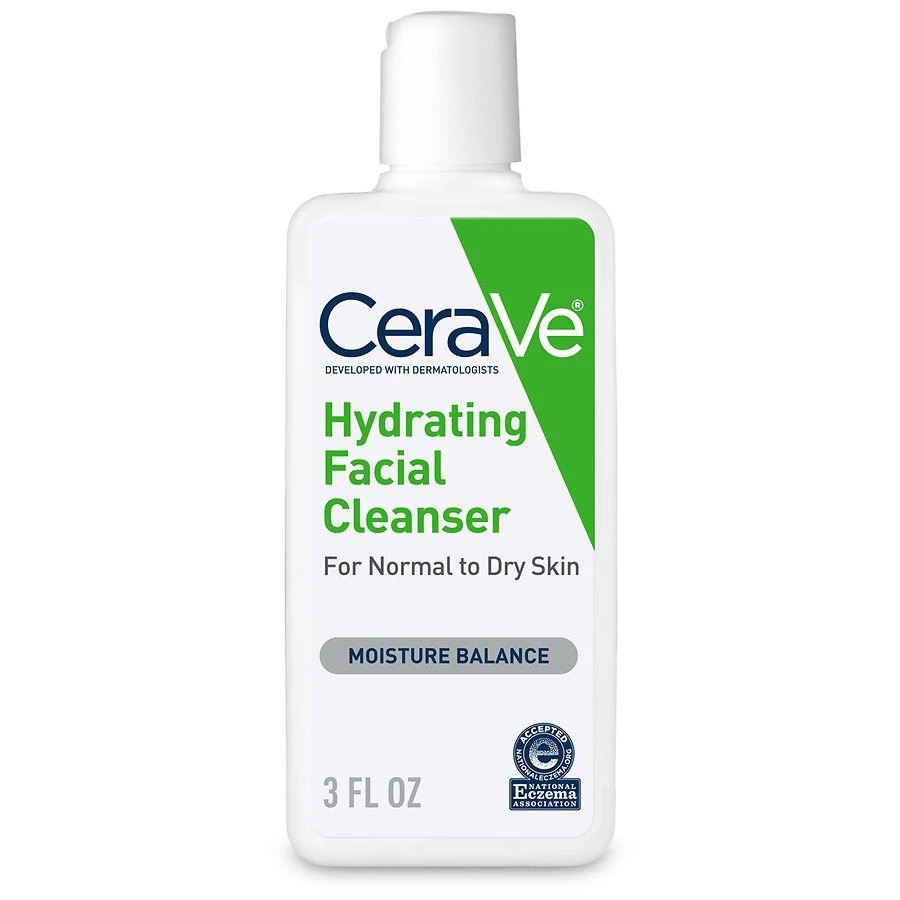 CeraVe Travel Size Hydrating Face Cleanser for Sensitive & Dry Skin 1