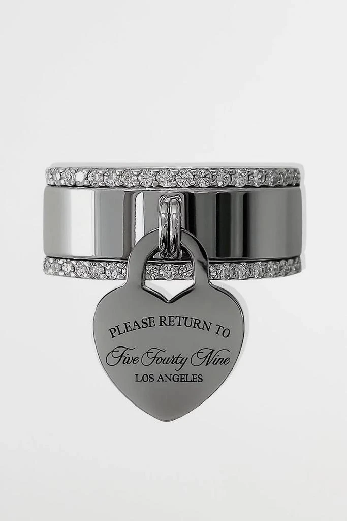 Five Fourty Nine Five Fourty Nine Princess Ring Set