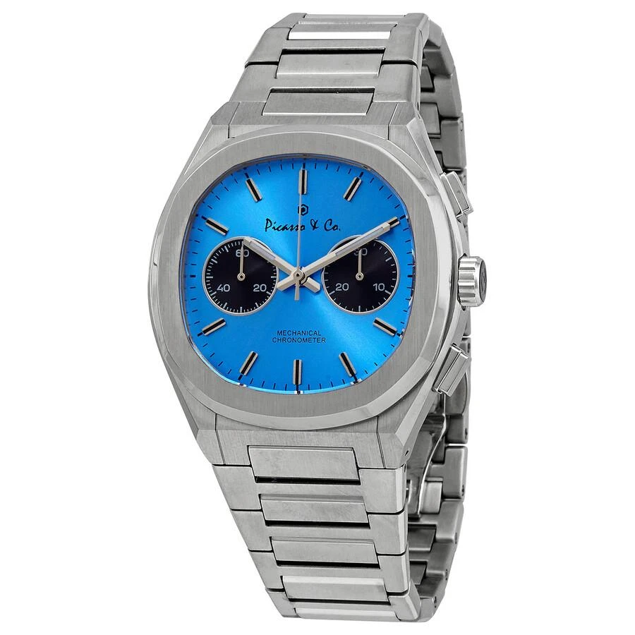 Picasso And Co Chairman II Chronograph Hand Wind Men's Watch PWCH2BLSS 1