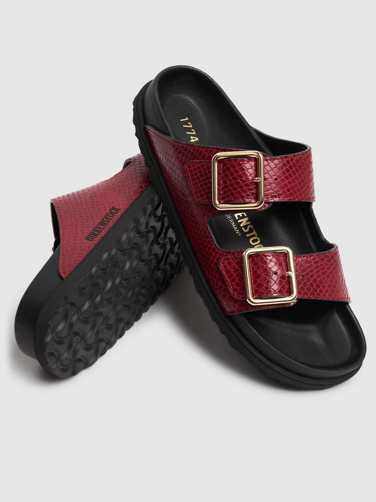 Birkenstock Arizona Python Print Leather Sandals 3