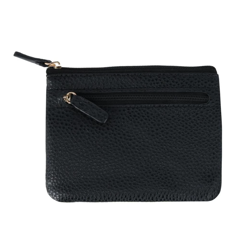 Buxton Women's Solid Color Vegan Leather Large ID Coin Case 2