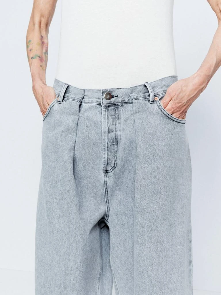 Raey Extra Fold organic-cotton wide-leg jeans 4