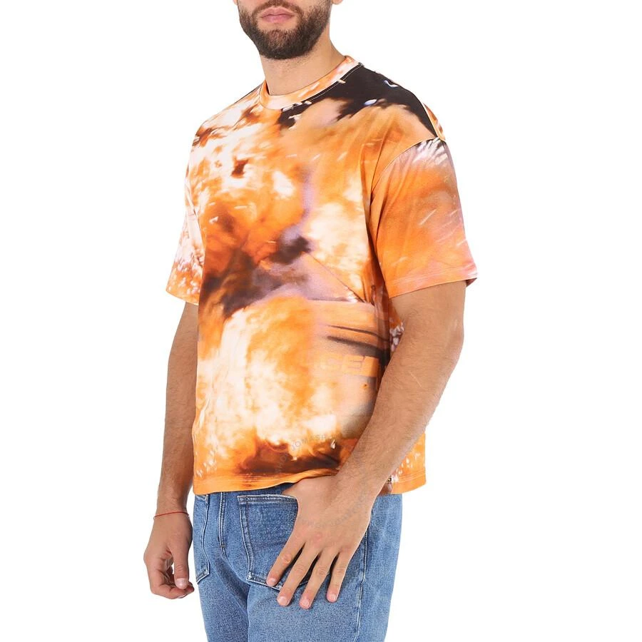 424 Men's Explosion Print Short Sleeve Cotton T-shirt 3