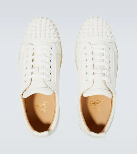 Christian Louboutin Louis Junior Spikes leather sneakers 4