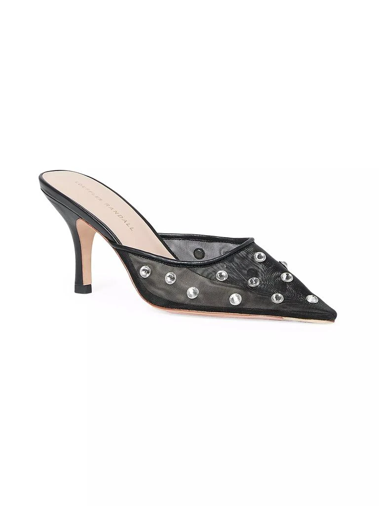 Loeffler Randall Paloma 80MM Embellished Mesh Mules 2
