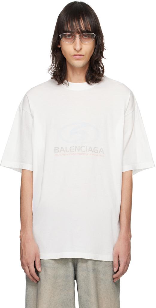 Balenciaga White Surfer T Shirt T Shirts BeyondStyle