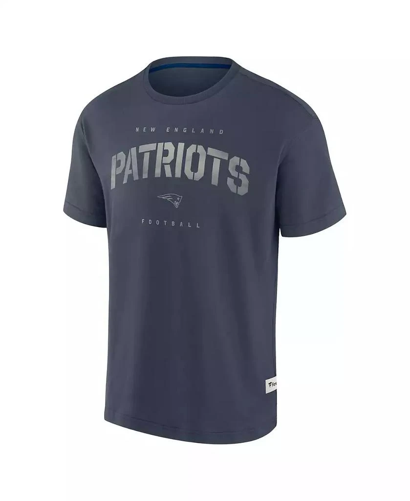 Fanatics Men's Navy New England Patriots Elements Weathered Tonal Future Ground T-Shirt 2