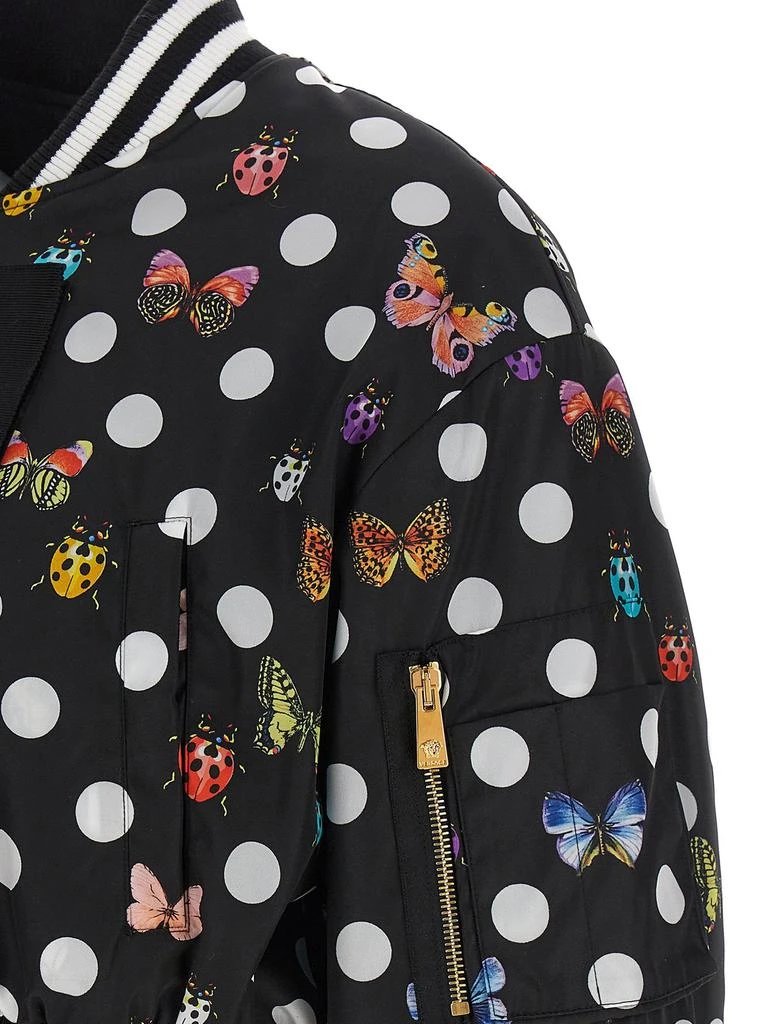 Versace Versace X Dua Lipa Butterfly Printed Bomber Jacket 4